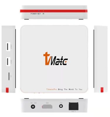 OTT Android TV Box Bluetooth 5.0 2.4g e 5g Wifi 128g 3D Voice16g 32gb 64gb 4k Quad Core Set-Top Box Lettore multimediale