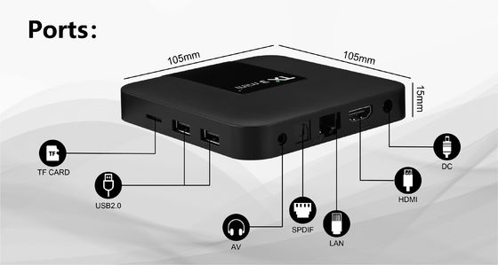 Amlogic S905 OTT Android TV Box TX3 Mini 2G 16G 4K H.265 2.4G Ricevitore Streamer