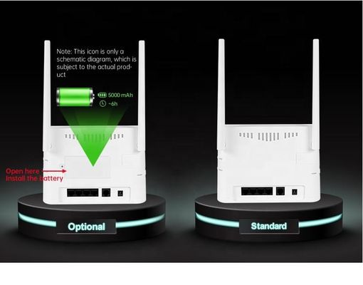 Combinazione di modem router in fibra ottica mobile wireless 4G Hotspot LTE