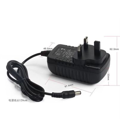Adattatore di alimentazione AC DC 9v regolamentato UE 1A 2A 24w 2000ma 12v Alimentatore PSU