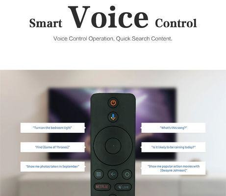 TVMATE Bluetooth4.2 Telecomando TV ad attivazione vocale per set top box Android