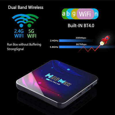 OTT H96 MAX Smart Mini TV Box Rockchip RK3318 DDR4 8gb 64gb