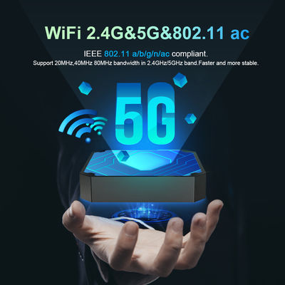 4K Smart X96 Mini Ott TV Box Lettore Android S905w4 2.4g 5g
