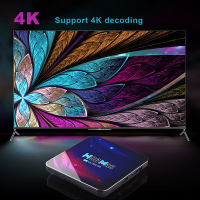 Dual Wifi BT H96 Max Ultra Hd Tv Box Rk3318 Lettore multimediale Android Smart