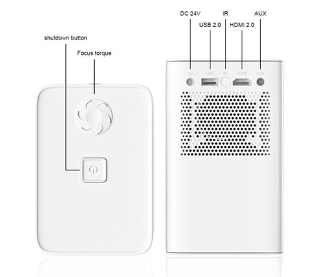 ARM Cortex A7 3d Mini Proiettore Multimediale Led 1080p Quad Core