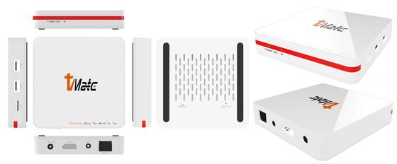 Internet di Smart del centro del quadrato 64GB che scorre la scatola Android 9,0 Allwinner H616 della TV