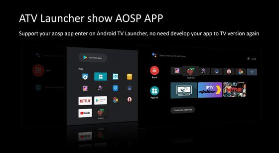 scatola astuta di Google TV della scatola di 3D 4K OTT con il giocatore affidabile del centro 4K ATV del quadrato della rete
